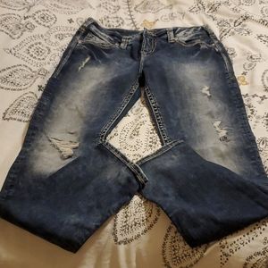 Suki silver jeans